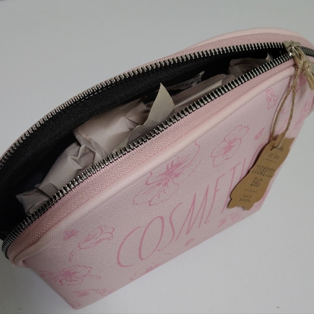 Rae Dunn Floral Pink Cosmetics Case